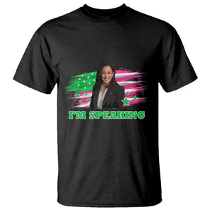 Kamala I'm Speaking T Shirt Harris Quote Pink USA Flag TS11 Black Print Your Wear