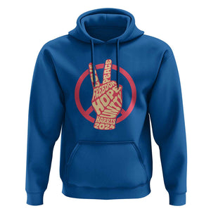 Harris 2024 Hoodie Love Peace Freedom Hope Unity Peace Sign TS11 Royal Blue Print Your Wear