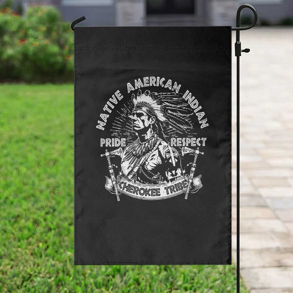Cherokee Tribe Garden Flag Native American Indian Pride Respect Axe TS11 Print Your Wear