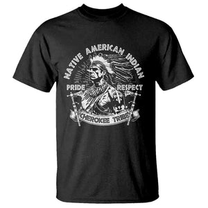 Cherokee Tribe T Shirt Native American Indian Pride Respect Axe TS11 Black Print Your Wear