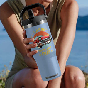 Funny Classic Old Guy Flip Straw Tumbler Humor Saying Classic Car Lover TS11 One Size: 30 oz Light Blue Print Your Wear