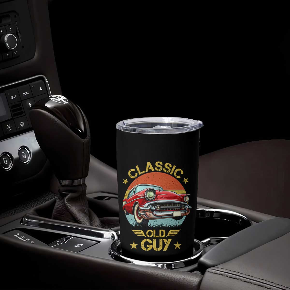 Funny Classic Old Guy Tumbler Cup Humor Saying Classic Car Lover TS11 Print Your Wear