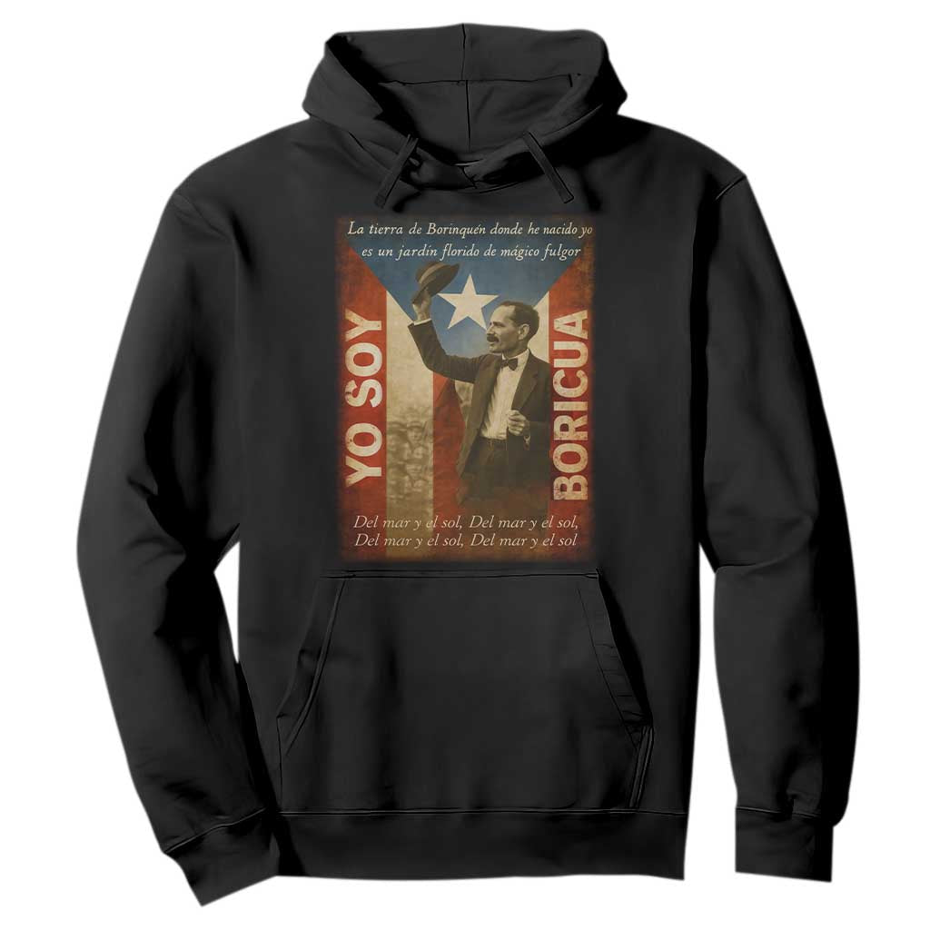 Pedro Albizu Campos Hoodie Yo Soy Boricua Vintage Puerto Rican Flag TS11 Black Print Your Wear