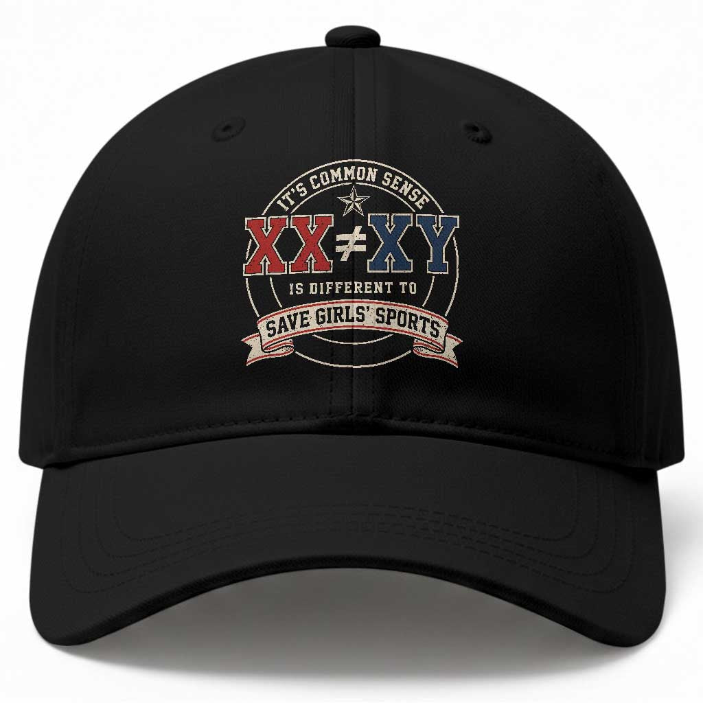 XX Is Different To XY Save Girls Sports Baseball Cap Female Athletics Humor