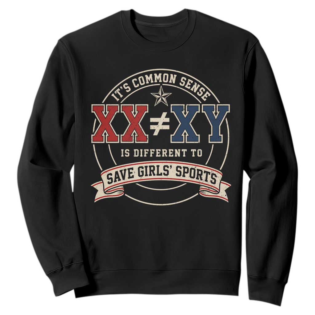 XX Is Different To XY Save Girls Sports Sweatshirt Female Athletics Humor