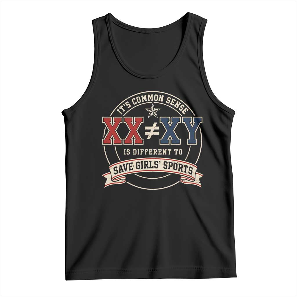 XX Is Different To XY Save Girls Sports Tank Top Female Athletics Humor