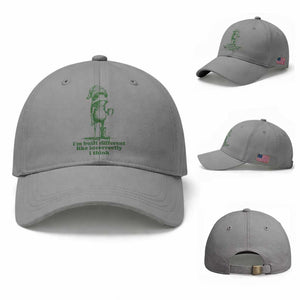 I Am Built Different Like Incorrectly I Think Frog Humor Baseball Cap