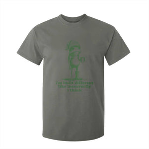 I Am Built Different Like Incorrectly I Think Frog Humor T Shirt For Kid