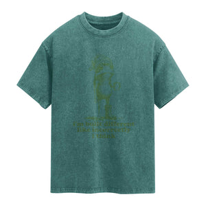 I Am Built Different Like Incorrectly I Think Frog Humor Washed Cotton T-Shirt