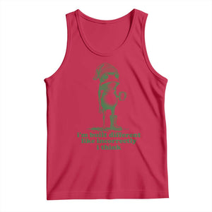 I Am Built Different Like Incorrectly I Think Frog Humor Tank Top