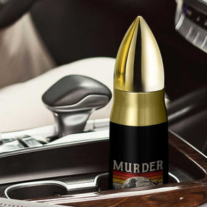 Murder Whisperer Funny Crow Literary Pun Bullet Tumbler Retro Gothic Bird