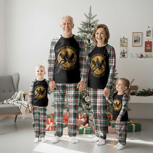 Attempted Murder Probable Caws Plaid Pajama Set Funny Crow Literary Pun Gothic Bird