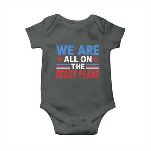 We Are All On The Decoy Plane Baby Onesie Plane Conspiracy Theory