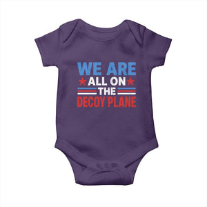 We Are All On The Decoy Plane Baby Onesie Plane Conspiracy Theory