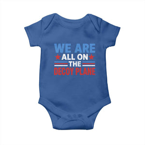 We Are All On The Decoy Plane Baby Onesie Plane Conspiracy Theory