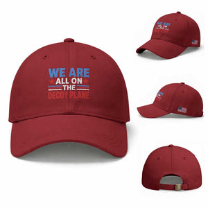 We Are All On The Decoy Plane Baseball Cap Plane Conspiracy Theory