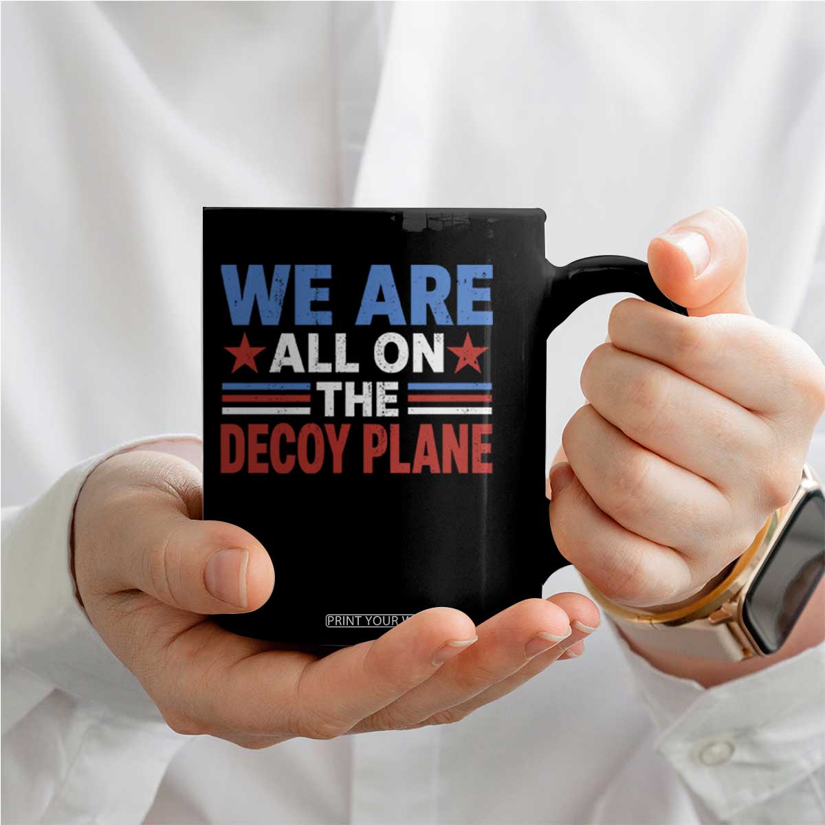 We Are All On The Decoy Plane Coffee Mug Plane Conspiracy Theory