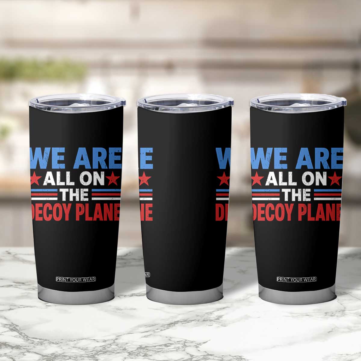 We Are All On The Decoy Plane Tumbler Cup Plane Conspiracy Theory