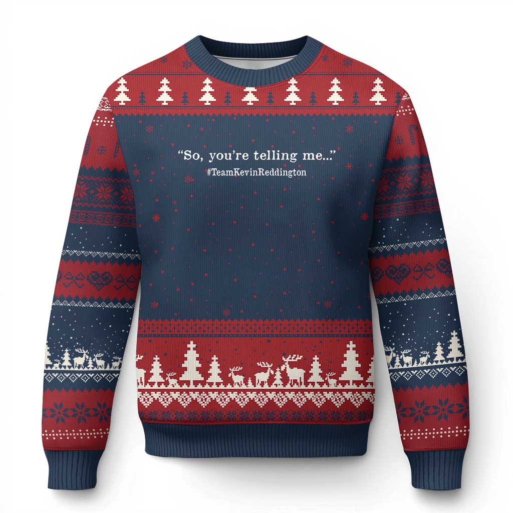 Team Kevin Courtroom Lawyer Ugly Christmas Sweater So You Are Telling Me Trial Attorney Humor
