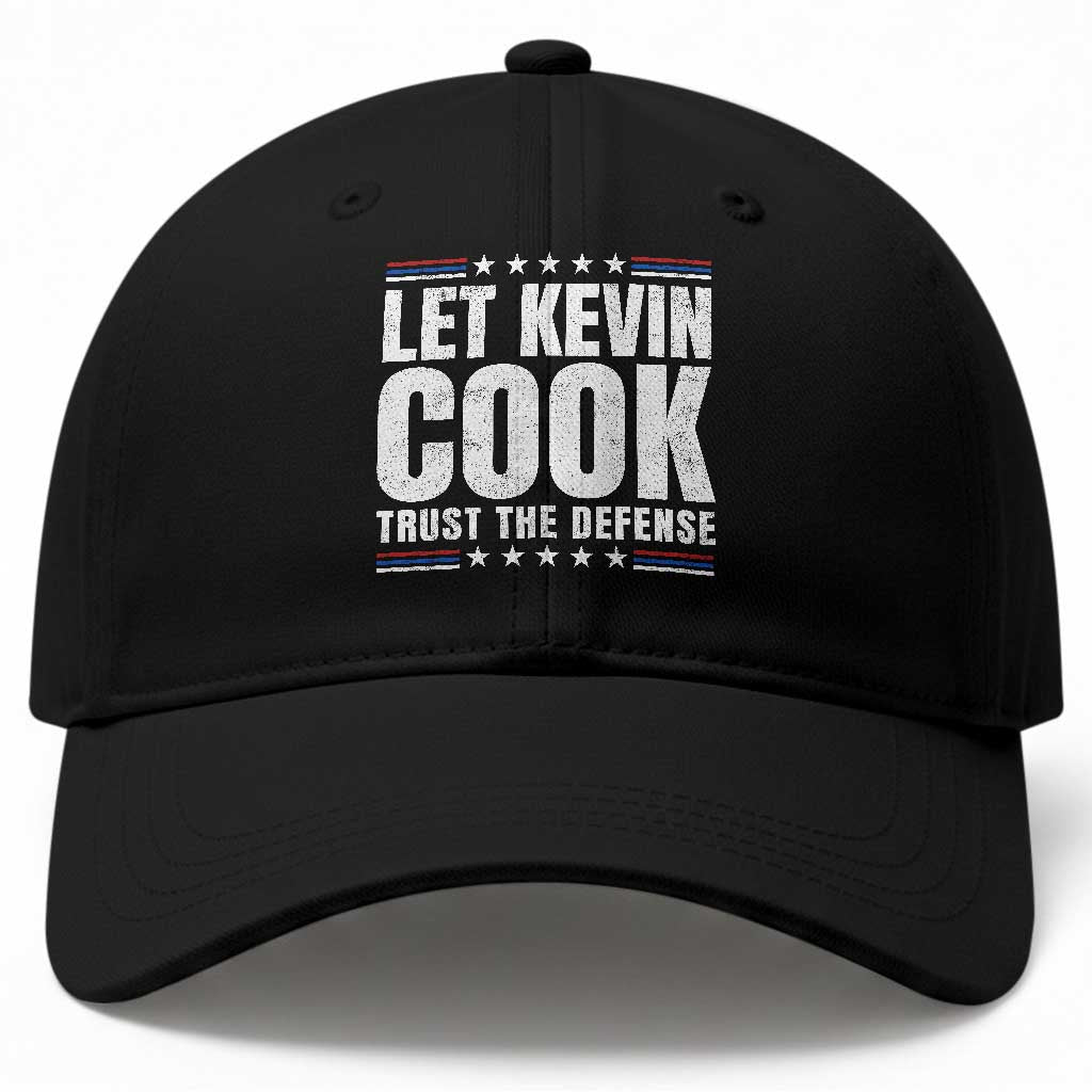 Let Kevin Cook Trust The Defense Funny Courtroom Lawyer Baseball Cap