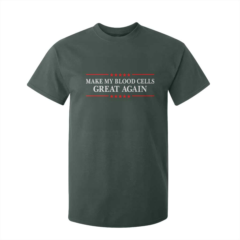Make My Blood Cells Great Again T Shirt For Kid Funny Leukemia Cancer Awareness