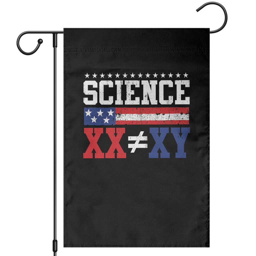 Science XX Is Not The Same As XY Garden Flag Funny Scientist American Flag
