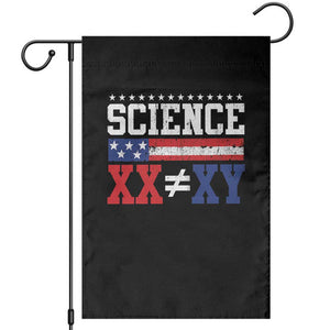 Science XX Is Not The Same As XY Garden Flag Funny Scientist American Flag