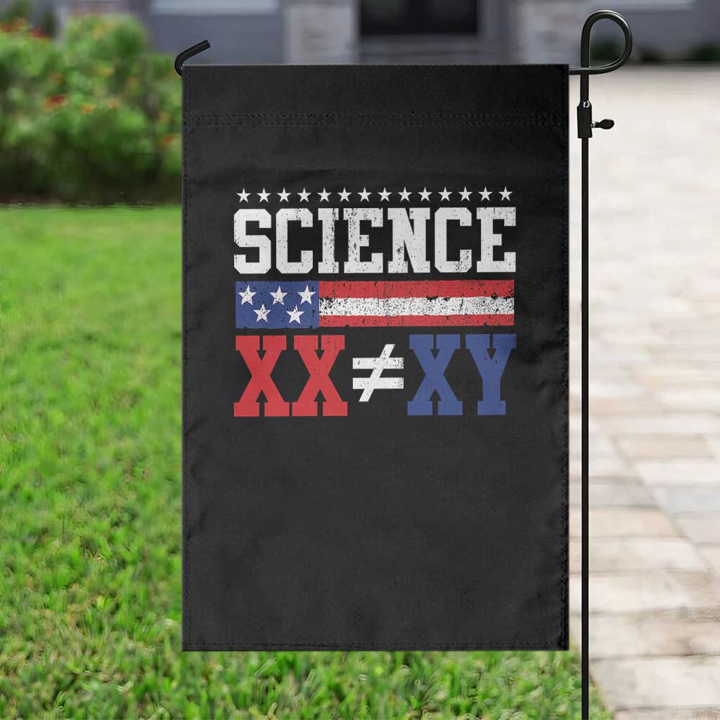 Science XX Is Not The Same As XY Garden Flag Funny Scientist American Flag