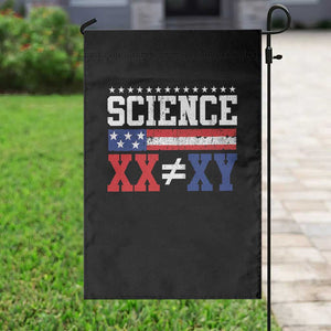 Science XX Is Not The Same As XY Garden Flag Funny Scientist American Flag