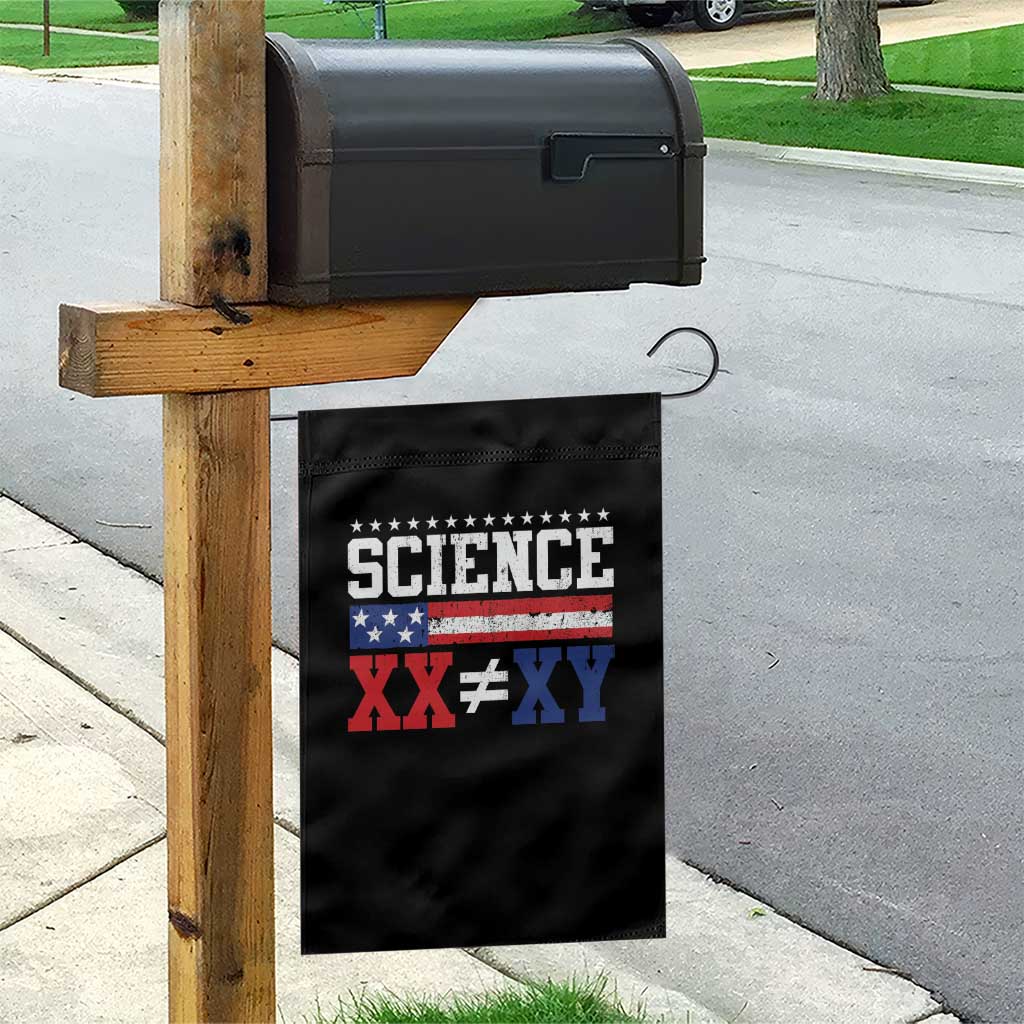 Science XX Is Not The Same As XY Garden Flag Funny Scientist American Flag
