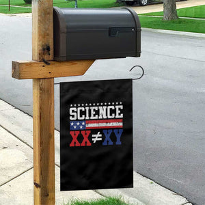 Science XX Is Not The Same As XY Garden Flag Funny Scientist American Flag