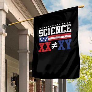 Science XX Is Not The Same As XY Garden Flag Funny Scientist American Flag