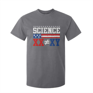 Science XX Is Not The Same As XY T Shirt For Kid Funny Scientist American Flag