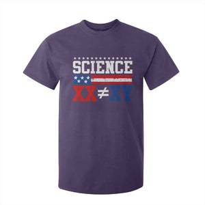 Science XX Is Not The Same As XY T Shirt For Kid Funny Scientist American Flag