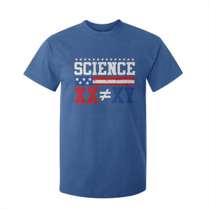 Science XX Is Not The Same As XY T Shirt For Kid Funny Scientist American Flag