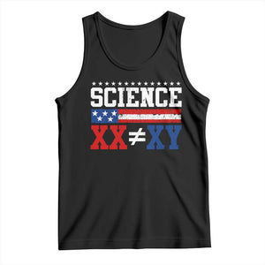 Science XX Is Not The Same As XY Tank Top Funny Scientist American Flag
