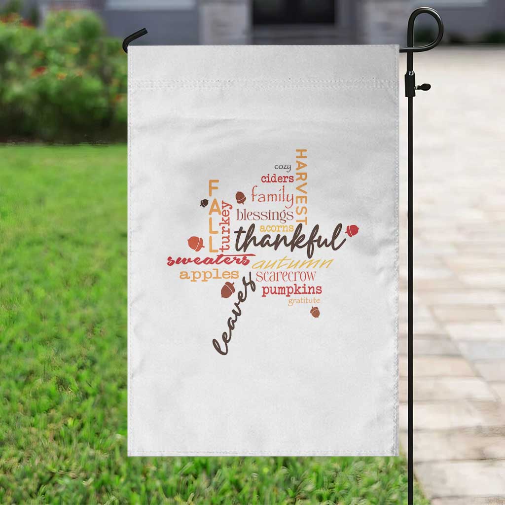 Thanksgiving Maple Leaf Fall Season Garden Flag TS11 Print Your Wear