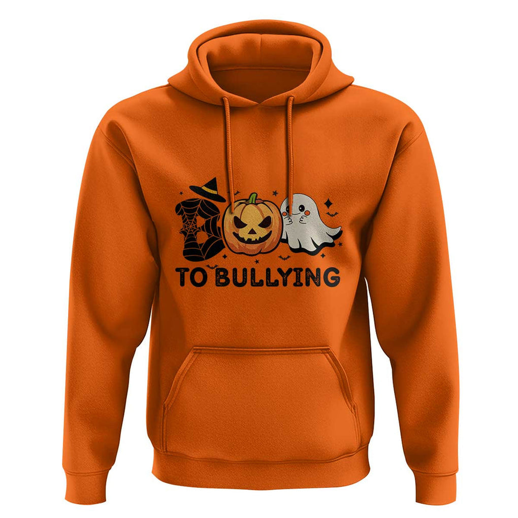 Halloween Unity Day Hoodie Boo To Bullying Anti Bullying Awareness Ghost Pumpkin TS11 Orange Print Your Wear