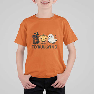 Halloween Unity Day T Shirt For Kid Boo To Bullying Anti Bullying Awareness Ghost Pumpkin TS11 Orange Print Your Wear