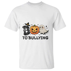 Halloween Unity Day T Shirt Boo To Bullying Anti Bullying Awareness Ghost Pumpkin TS11 White Print Your Wear