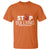 Anti Bullying Awareness T Shirt Stop Bullying Stand Up Speak Out Hand Prints TS11 Orange Print Your Wear