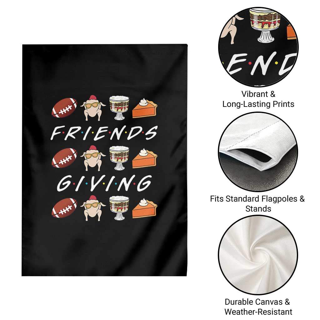 Funny Thanksgiving Thankful Friends Giving Party Garden Flag TS11 Print Your Wear