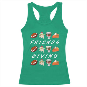 Funny Thanksgiving Thankful Friends Giving Party Racerback Tank Top TS11 Irish Green Print Your Wear