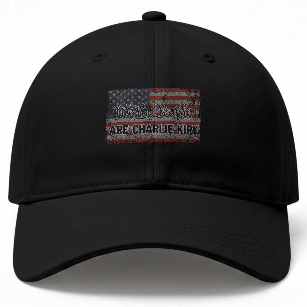 We Are Charlie Kirk Baseball Cap We The People Vintage American Flag TS11 Print Your Wear