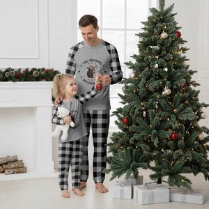 Funny Xmas Squirrel Plaid Pajama Set The Original Nutcracker Snowflake Santa Hat TS11 White Plaid Print Your Wear