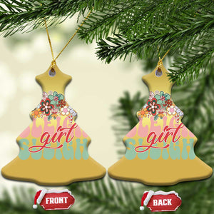 Sleigh Girl Sleigh Christmas Ornament Christmas Retro Groove Slay Girl TS11 Christmas Tree Gold Print Your Wear