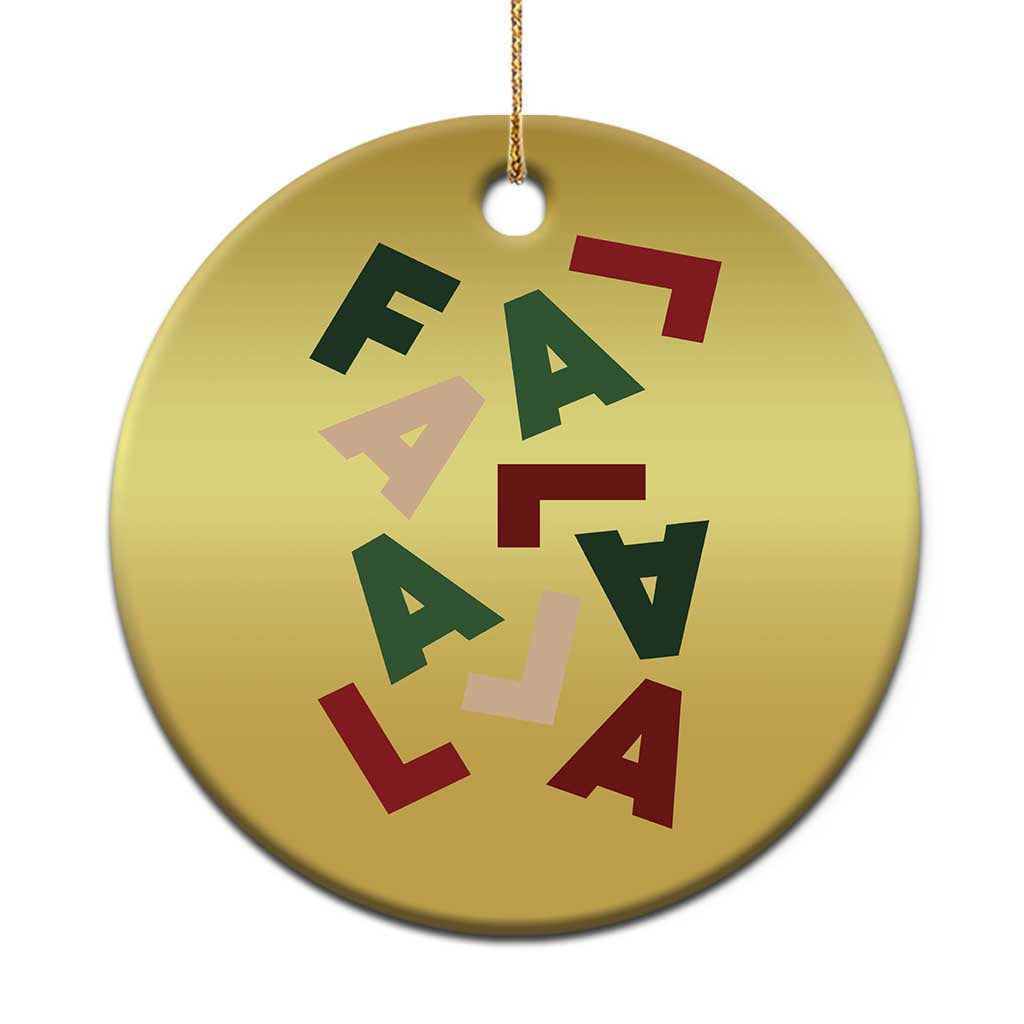 Funny Fa La La 8 Xmas Carol Holiday Christmas Ornament TS11 Print Your Wear