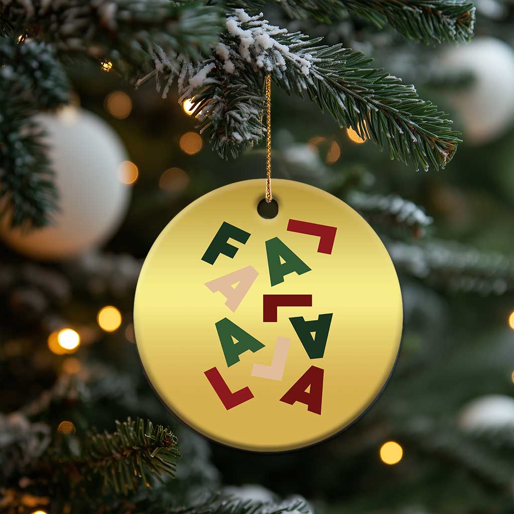 Funny Fa La La 8 Xmas Carol Holiday Christmas Ornament TS11 Print Your Wear