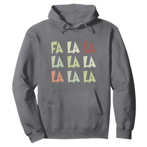 Funny Fa La La 8 Christmas Carol Song Holiday Hoodie TS11 Charcoal Print Your Wear