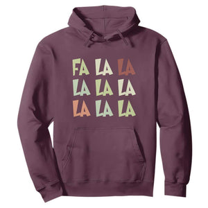 Funny Fa La La 8 Christmas Carol Song Holiday Hoodie TS11 Maroon Print Your Wear